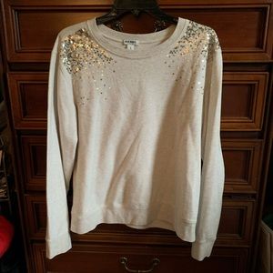 Old Navy Crew Neck Sweatshirt with Sequin Detail